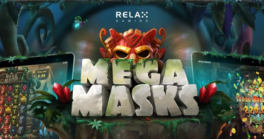 mega masks relax logo